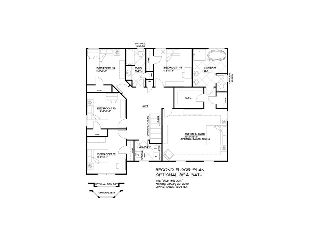 SECOND FLOOR LIT OPT SPA BATH